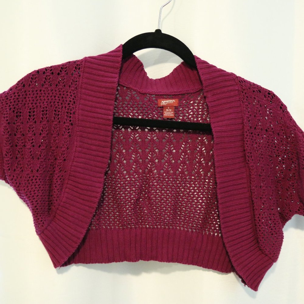 Arizona Jeans shrug sweater cardigan girls Large 10/12